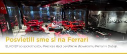Riadime osvetlenie Ferrari showroomu photo