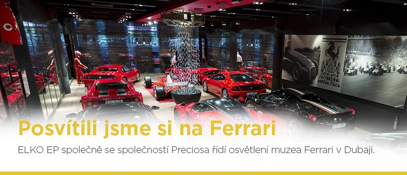 Řídíme osvětlení Ferrari showroomu photo