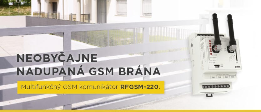 RFGSM-220 - neobyčajne nadupaná GSM brána photo