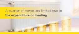 A quarter of homes are limited due to the expenditure on heating.   photo