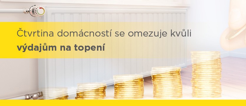 Čtvrtina domácností se omezuje kvůli výdajům na topení photo