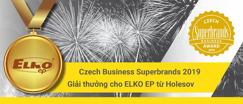 Czech Business Superbrands 2019 - Giải thưởng cho ELKO EP từ Holesov photo