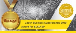Czech Business Superbrands 2019 Award for ELKO EP from Holešov photo