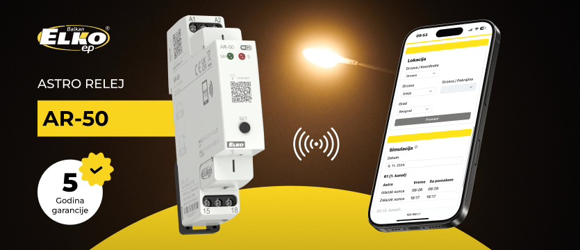 AR-50 - Relej sa ASTRONOMSKIM programom i Wi-Fi konekcijom